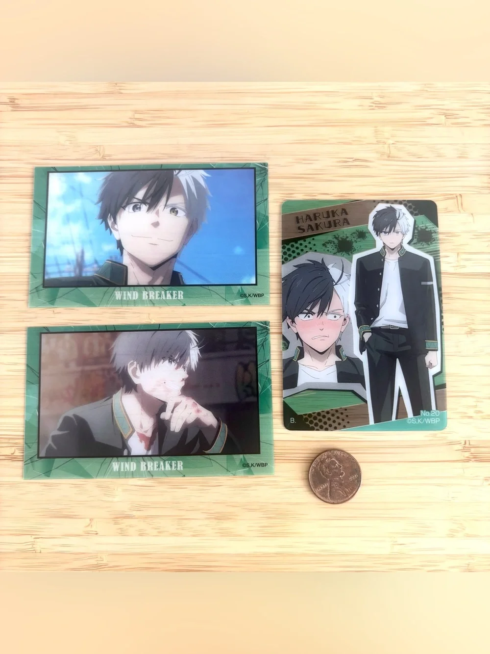 wind breaker anime card set